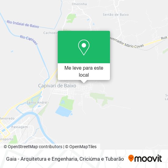 Gaia - Arquitetura e Engenharia mapa