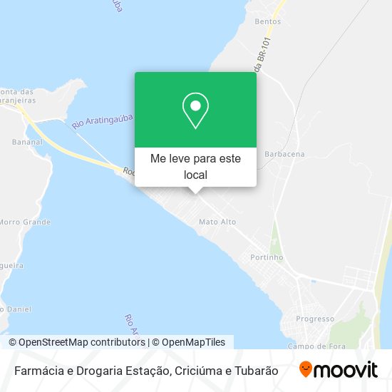 Farmácia e Drogaria Estação mapa