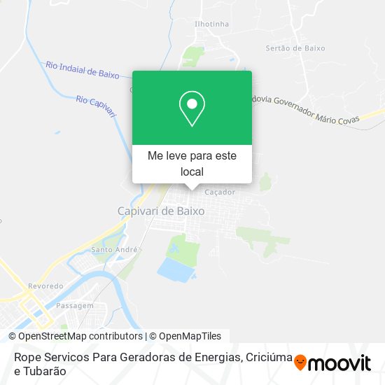 Rope Servicos Para Geradoras de Energias mapa