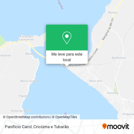 Panifício Carol mapa