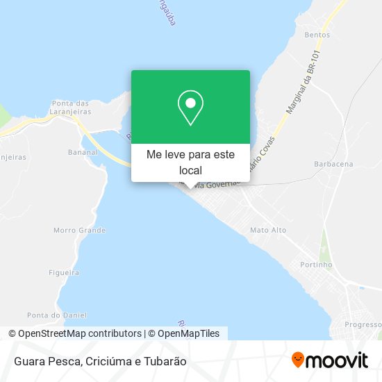 Guara Pesca mapa
