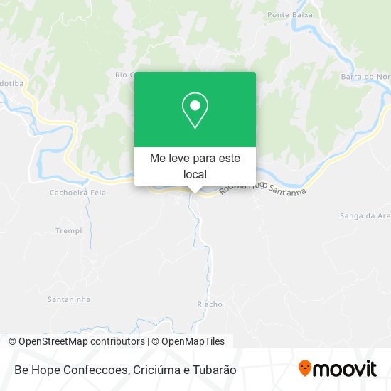 Be Hope Confeccoes mapa