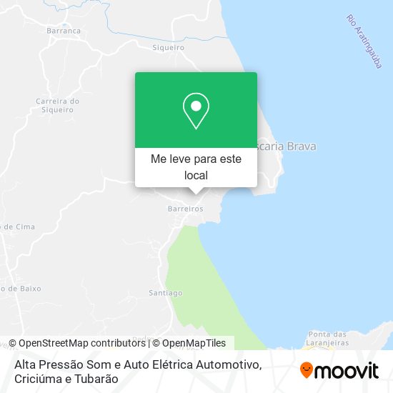 Alta Pressão Som e Auto Elétrica Automotivo mapa