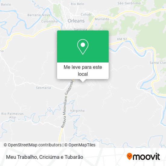 Meu Trabalho mapa