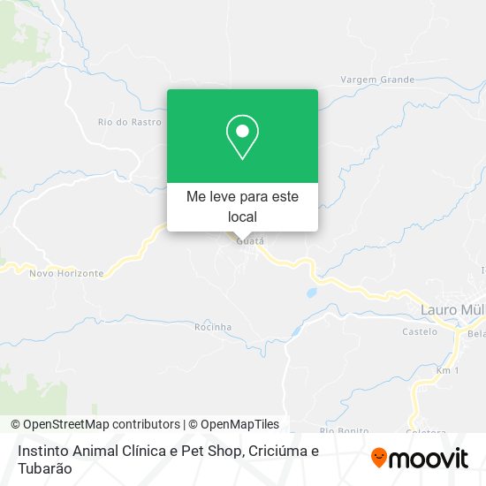 Instinto Animal Clínica e Pet Shop mapa