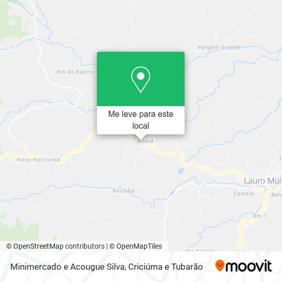 Minimercado e Acougue Silva mapa