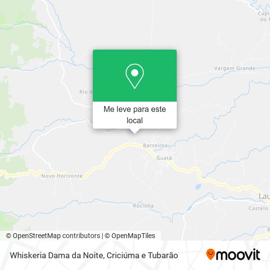 Whiskeria Dama da Noite mapa
