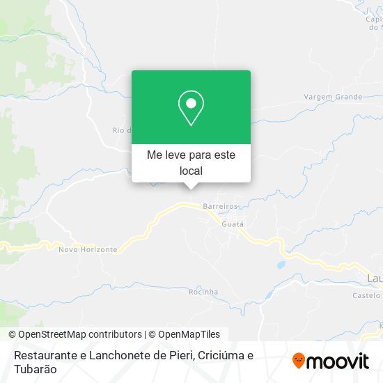 Restaurante e Lanchonete de Pieri mapa
