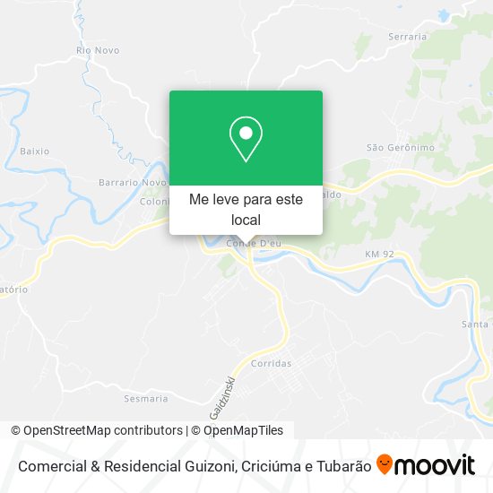 Comercial & Residencial Guizoni mapa