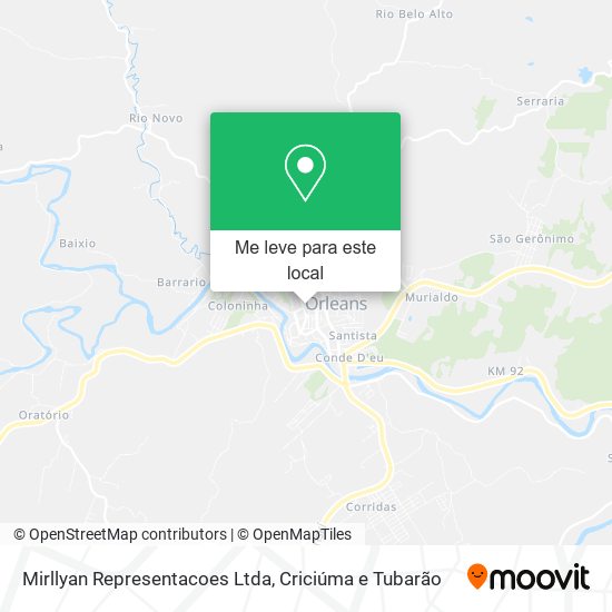 Mirllyan Representacoes Ltda mapa