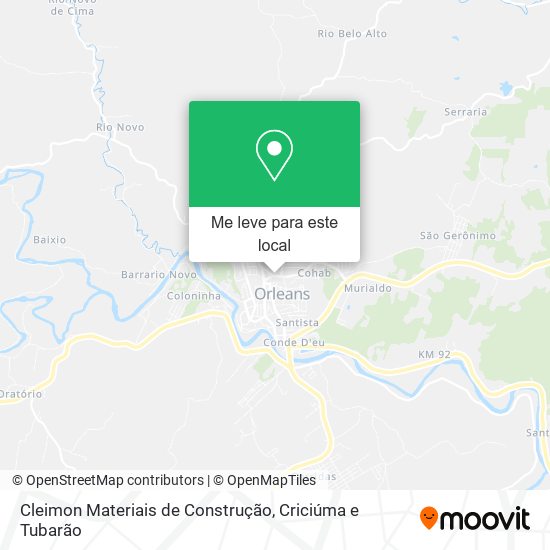 Cleimon Materiais de Construção mapa