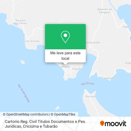 Cartorio Reg. Civil Titulos Documentos e Pes. Juridicas mapa