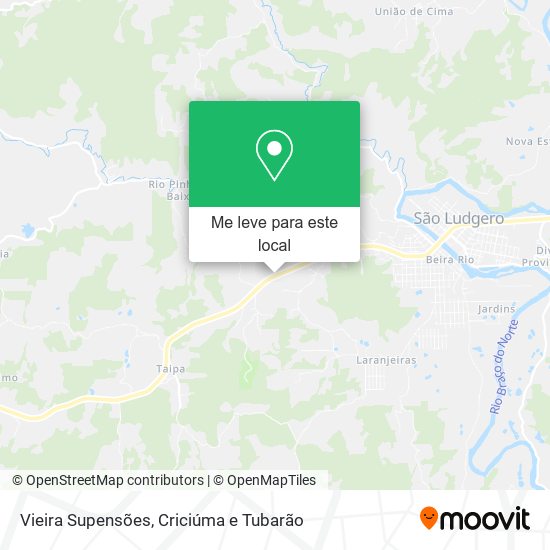 Vieira Supensões mapa