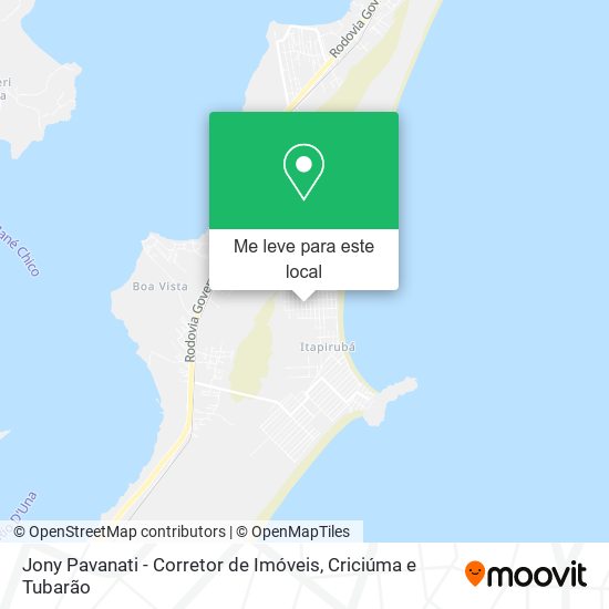 Jony Pavanati - Corretor de Imóveis mapa