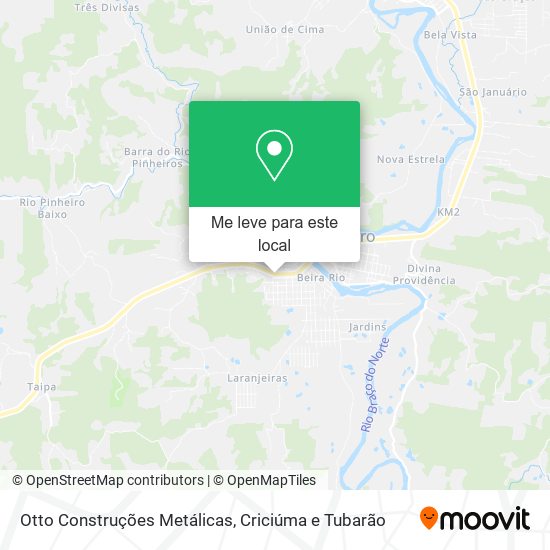 Otto Construções Metálicas mapa