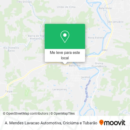 A. Mendes Lavacao Automotiva mapa