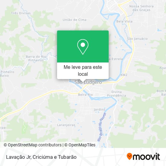 Lavação Jr mapa