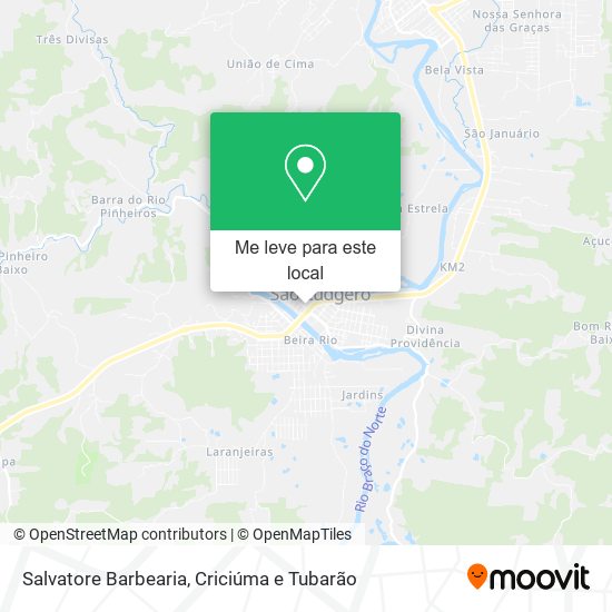 Salvatore Barbearia mapa