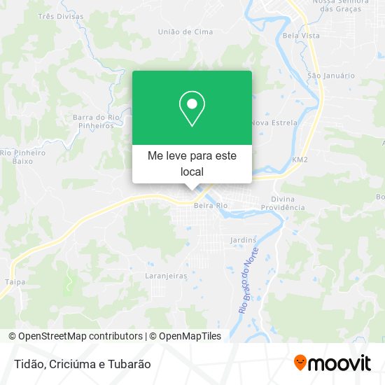 Tidão mapa
