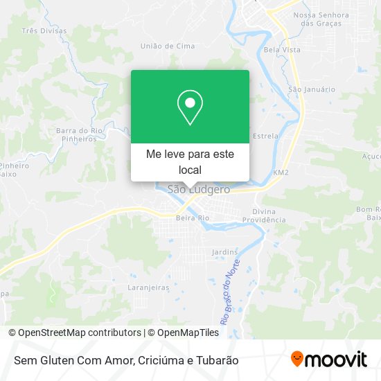 Sem Gluten Com Amor mapa