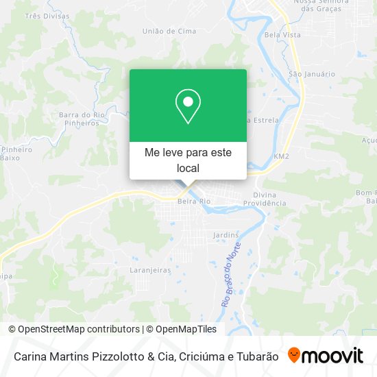 Carina Martins Pizzolotto & Cia mapa