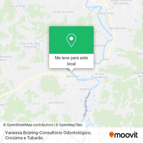 Vanessa Brüning-Consultório Odontológico mapa