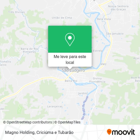 Magno Holding mapa