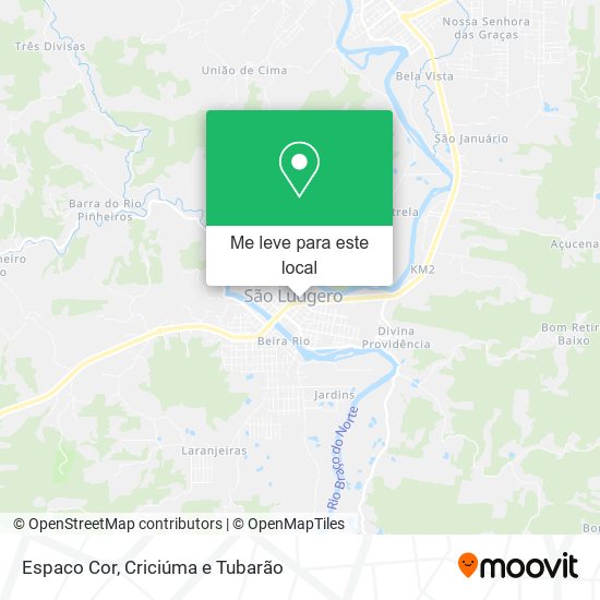 Espaco Cor mapa