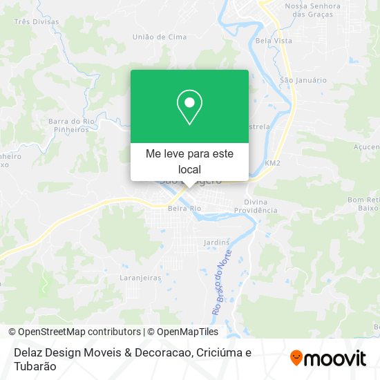 Delaz Design Moveis & Decoracao mapa