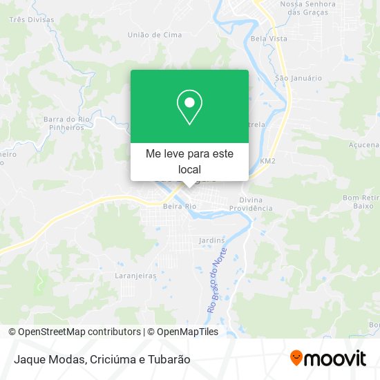Jaque Modas mapa