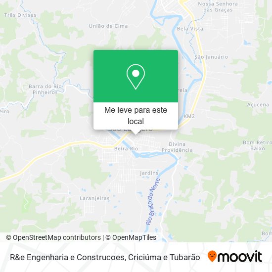 R&e Engenharia e Construcoes mapa
