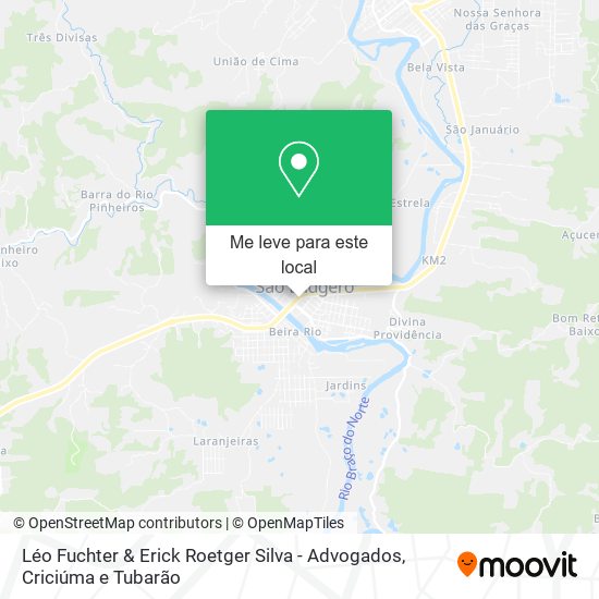 Léo Fuchter & Erick Roetger Silva - Advogados mapa