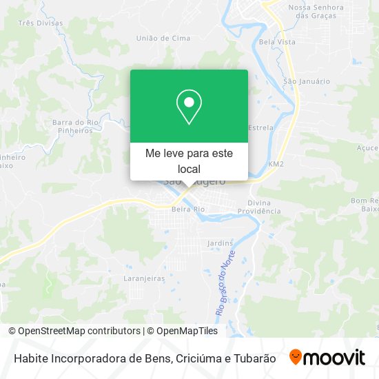 Habite Incorporadora de Bens mapa