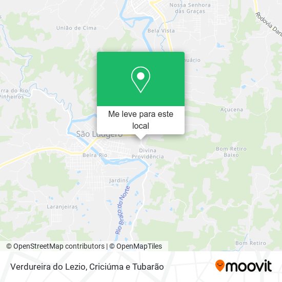 Verdureira do Lezio mapa