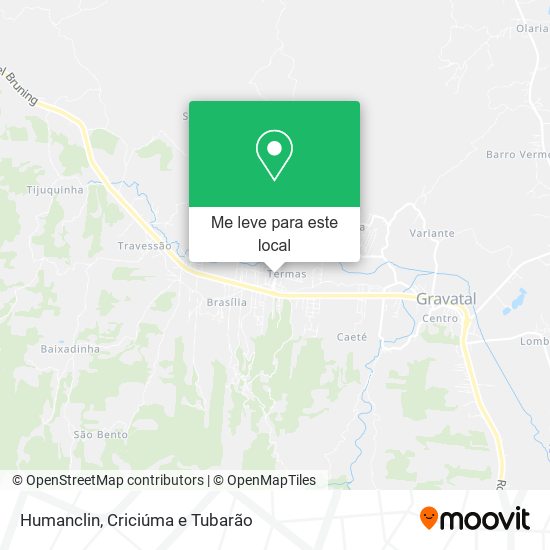 Humanclin mapa