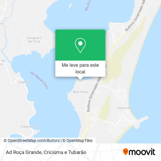 Ad Roça Grande mapa