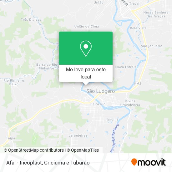 Afai - Incoplast mapa