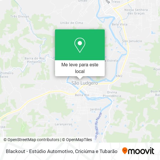Blackout - Estúdio Automotivo mapa