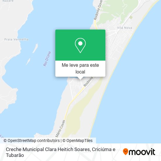 Creche Municipal Clara Heitich Soares mapa