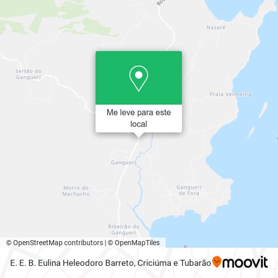 E. E. B. Eulina Heleodoro Barreto mapa