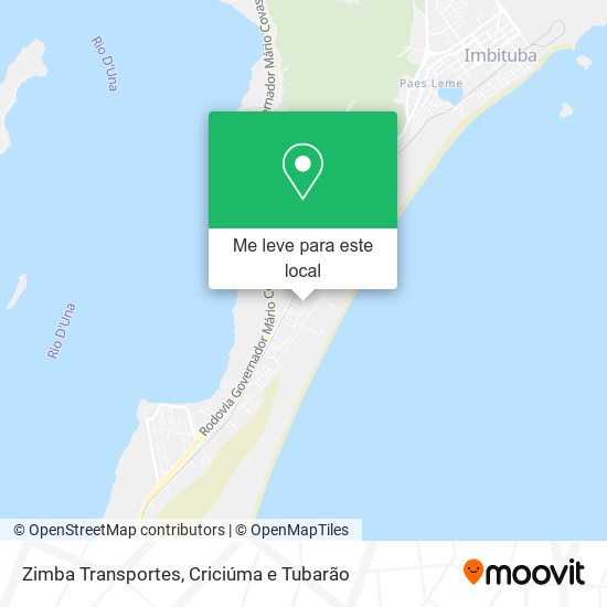 Zimba Transportes mapa