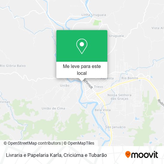 Livraria e Papelaria Karla mapa