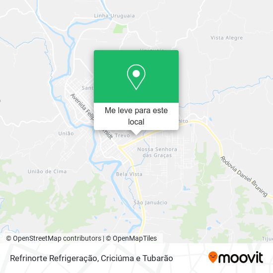 Refrinorte Refrigeração mapa