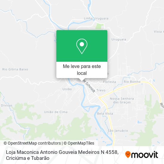 Loja Maconica Antonio Gouveia Medeiros N 4558 mapa