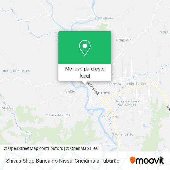 Shivas Shop Banca do Nissu mapa