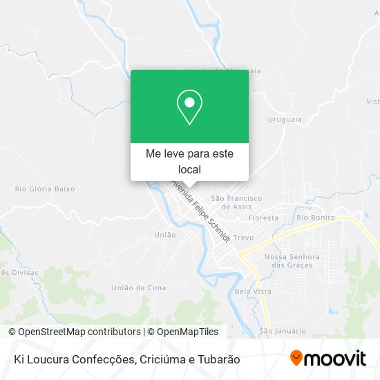 Ki Loucura Confecções mapa