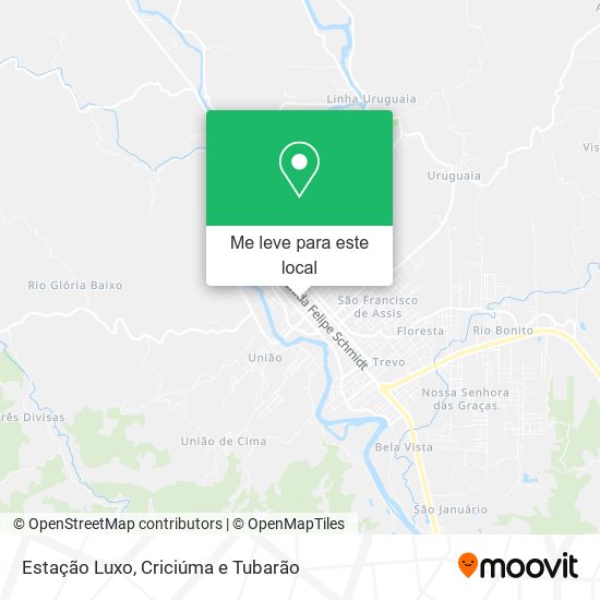 Estação Luxo mapa