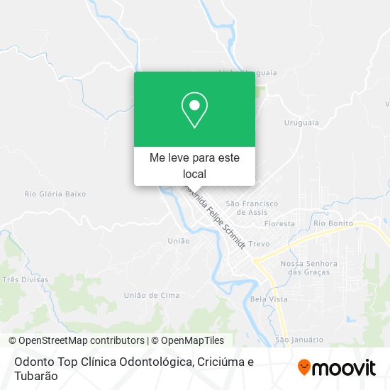 Odonto Top Clínica Odontológica mapa