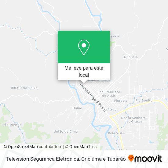 Television Seguranca Eletronica mapa