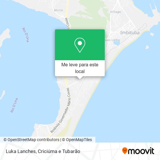 Luka Lanches mapa